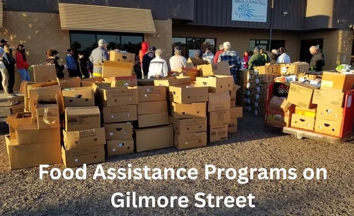 Gilmore street in hemet food bank 2022